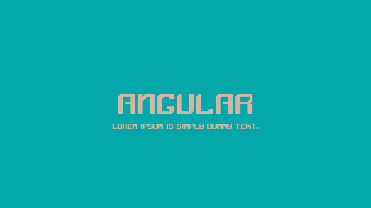 Angular Font