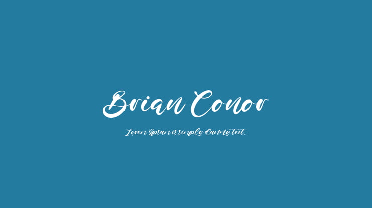 Brian Conor Font