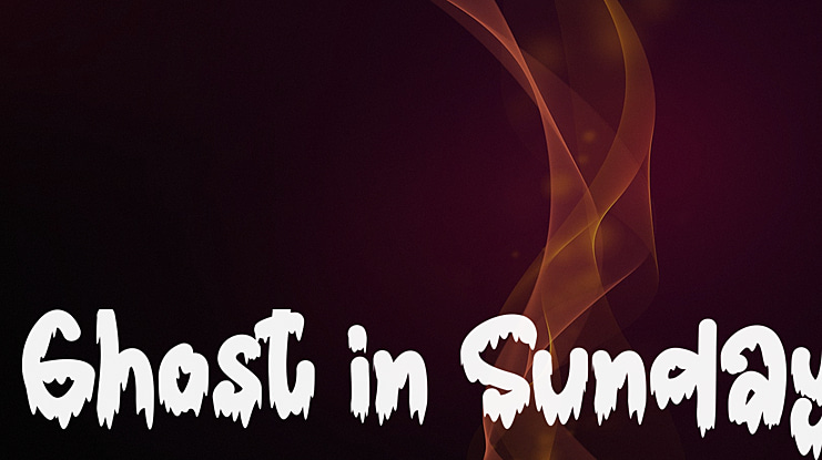 Ghost in Sunday Font