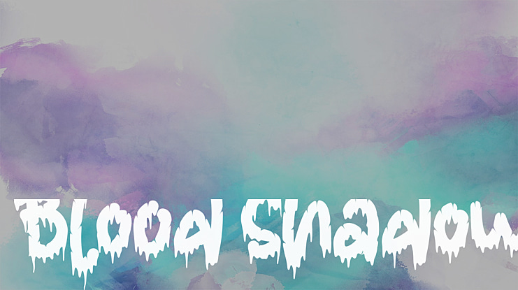 Blood Shadow Font