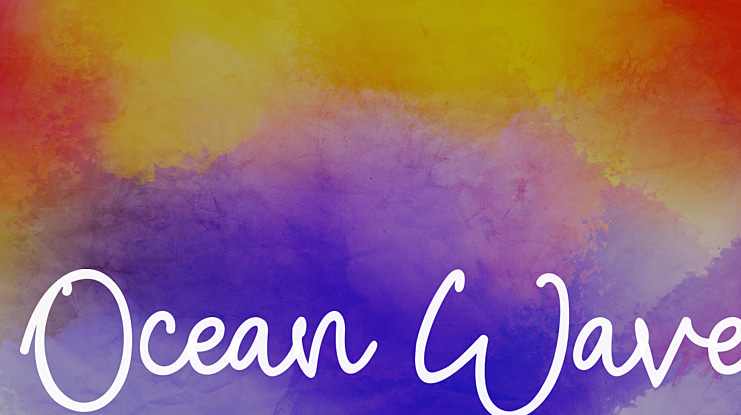 Ocean Wave Font