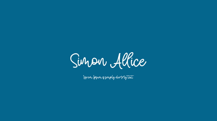 Simon Allice Font