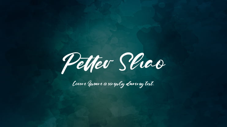 Petter Shao Font