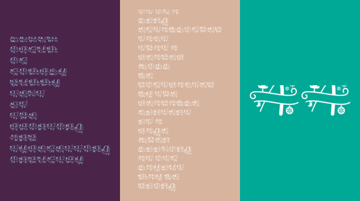 Stunning Christmas Monogram Font