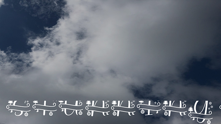 Stunning Christmas Monogram Font