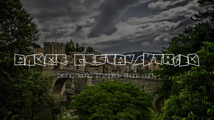 Andre Gestauchtbold Font