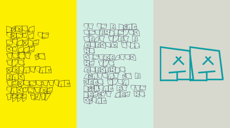 Andre Gestauchtbold Font