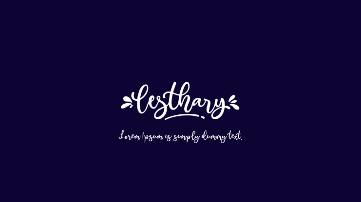 lesthary Font