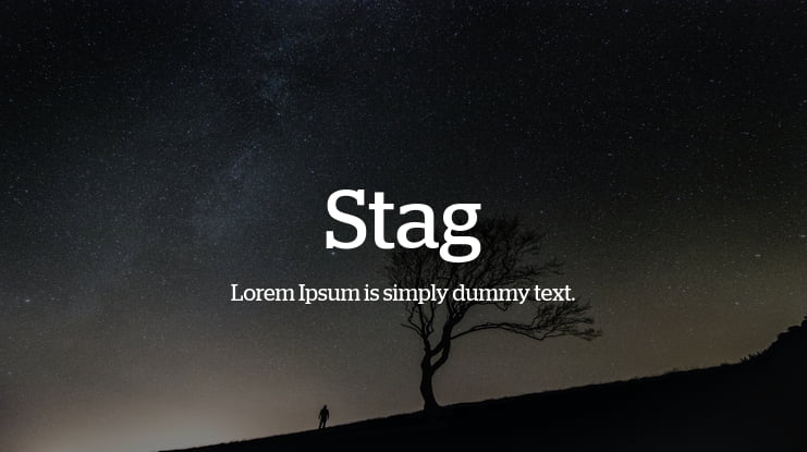 Stag Font Family