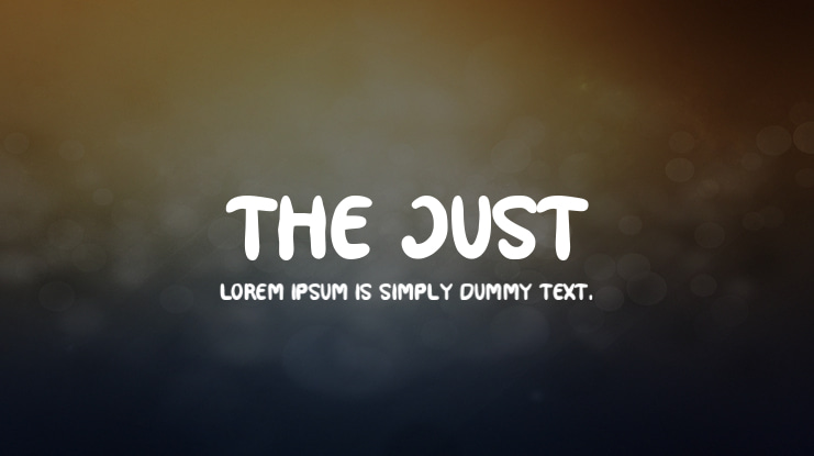 THE JUST Font