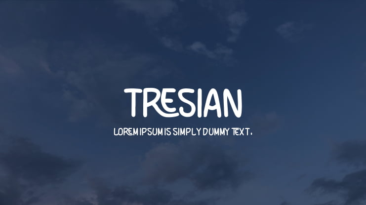 TRESIAN Font