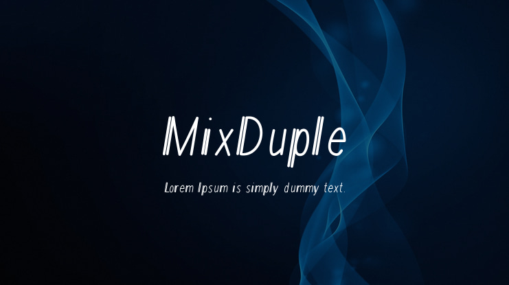 MixDuple Font