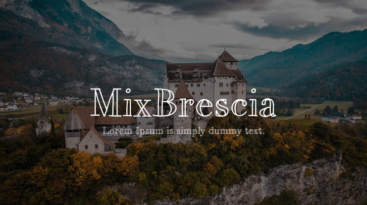 MixBrescia Font