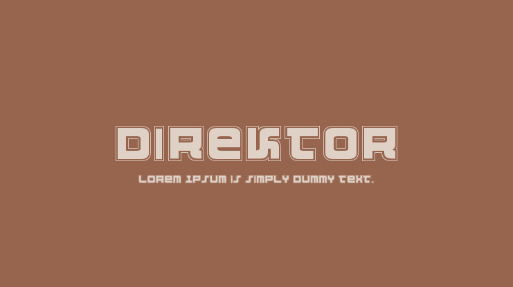 Direktor Font Family