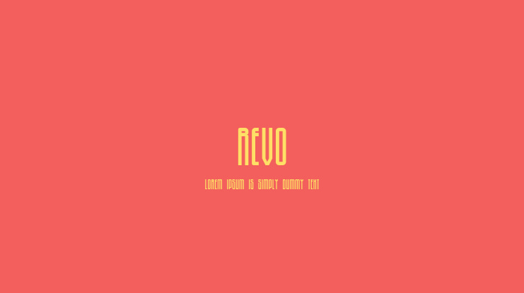 REVO Font