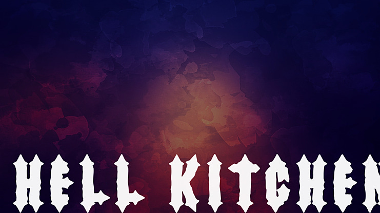 Hell Kitchen Font