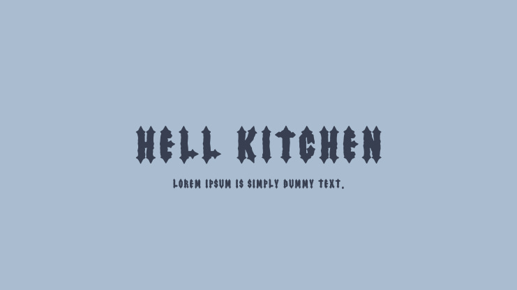 Hell Kitchen Font