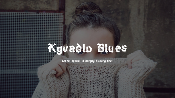 Kyvadlo Blues Font