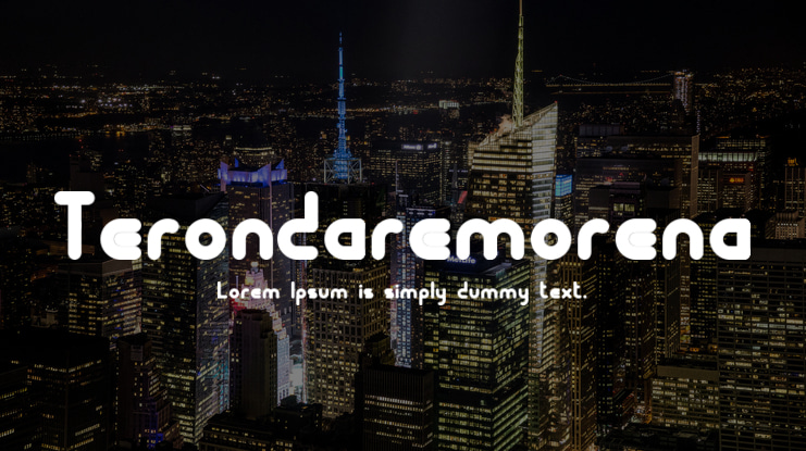 Terondaremorena Font