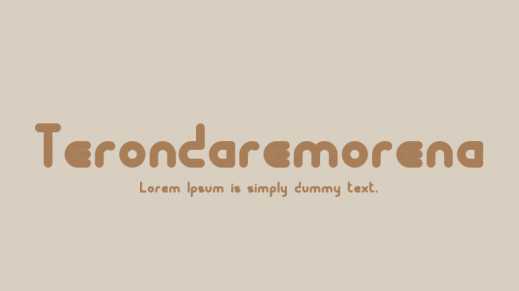 Terondaremorena Font