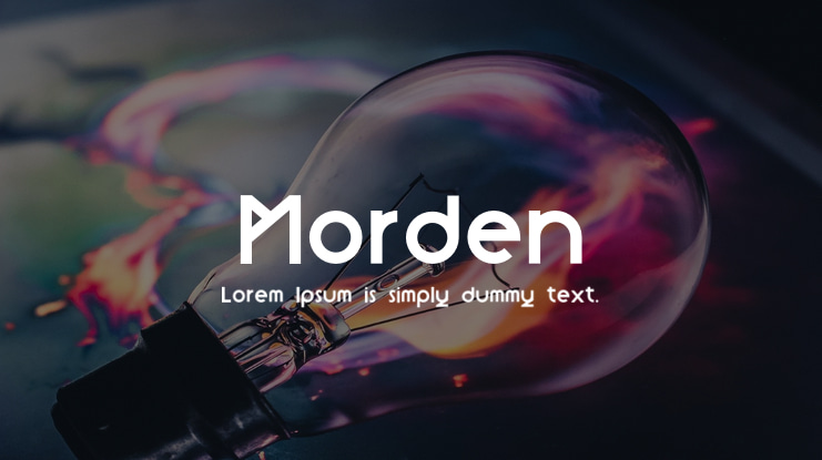 Morden Font