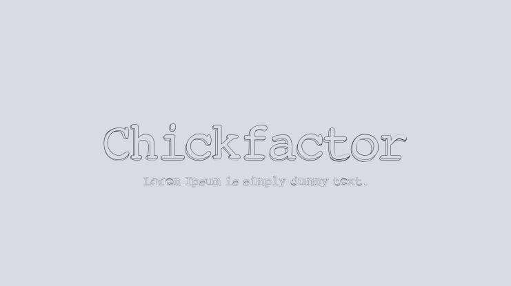 Chickfactor Font
