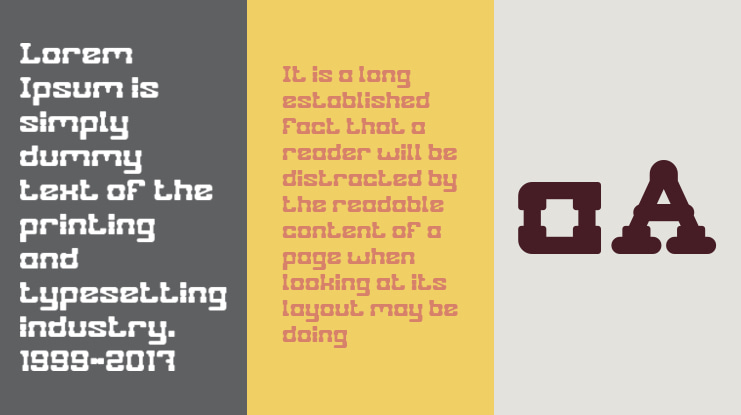 PLUMBING Font Family