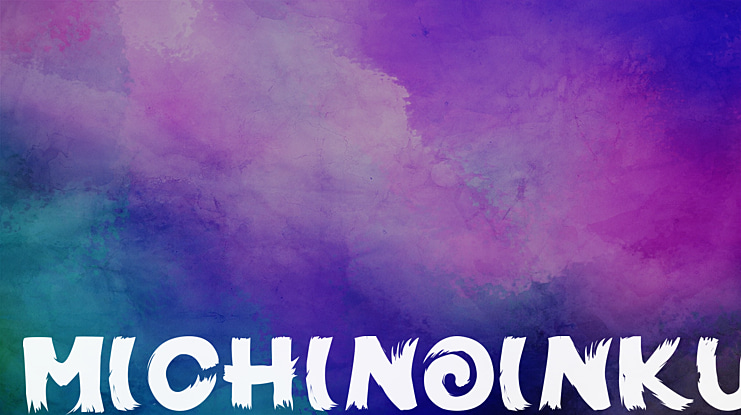 MichiNoInku Font