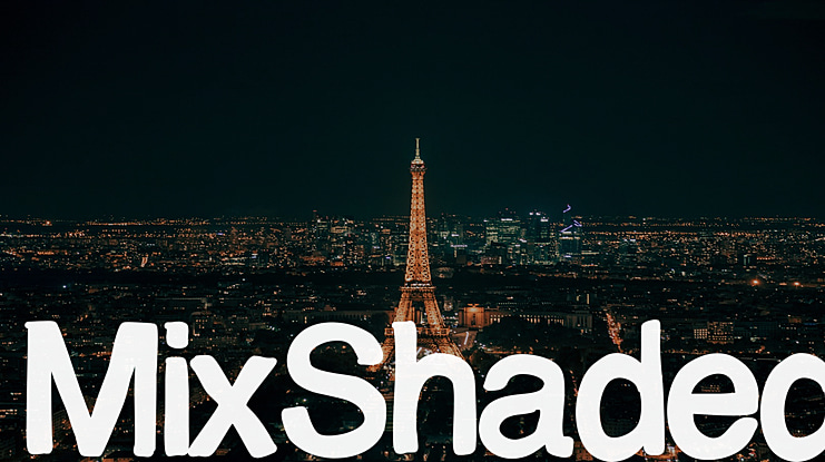 MixShaded Font