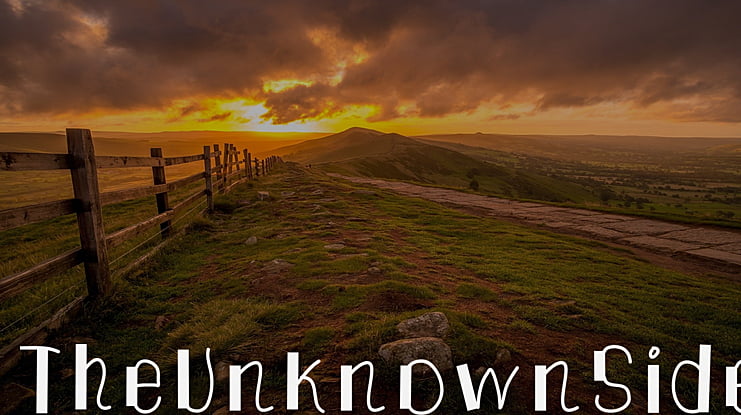 TheUnknownSide Font