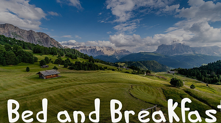 Bed and Breakfast Font