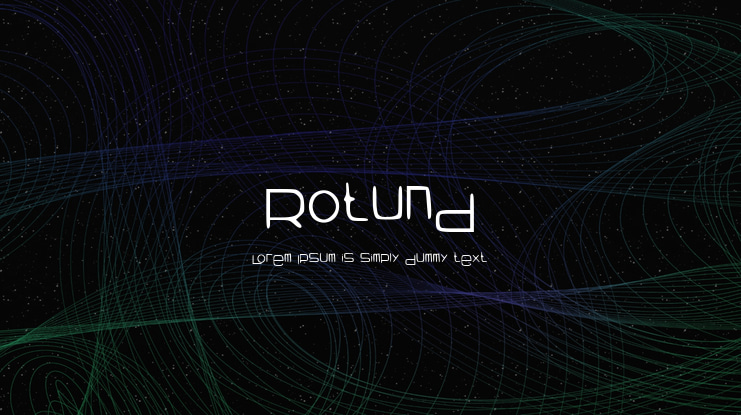 Rotund Font
