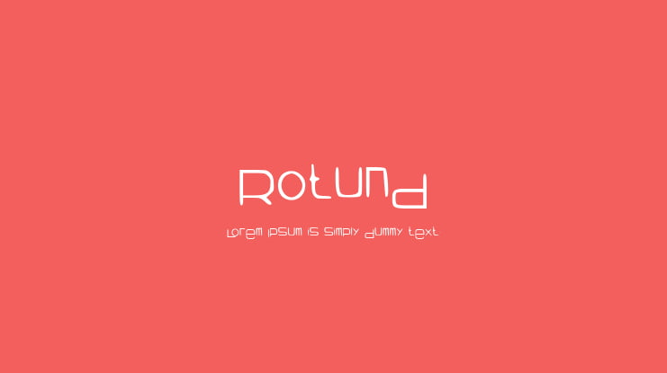 Rotund Font
