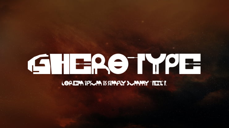 GHEROTYPE Font