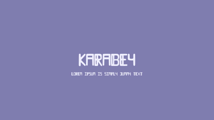 Karabey Font