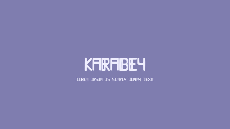 Karabey Font