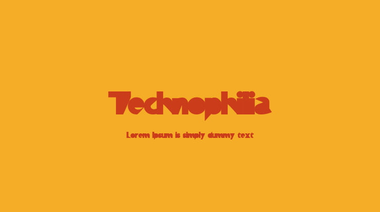Technophilia Font