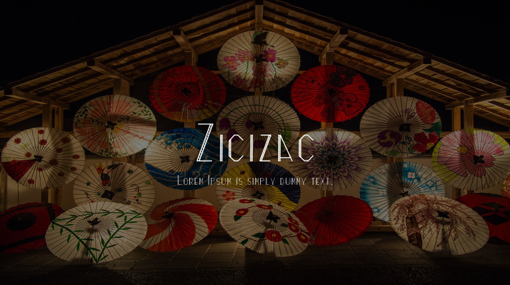 Zicizac Font