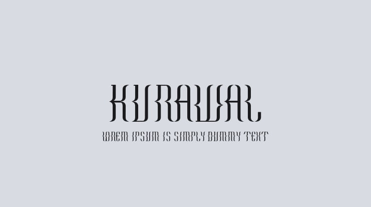 KURAWAL Font