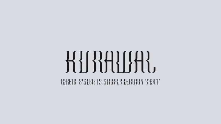 KURAWAL Font