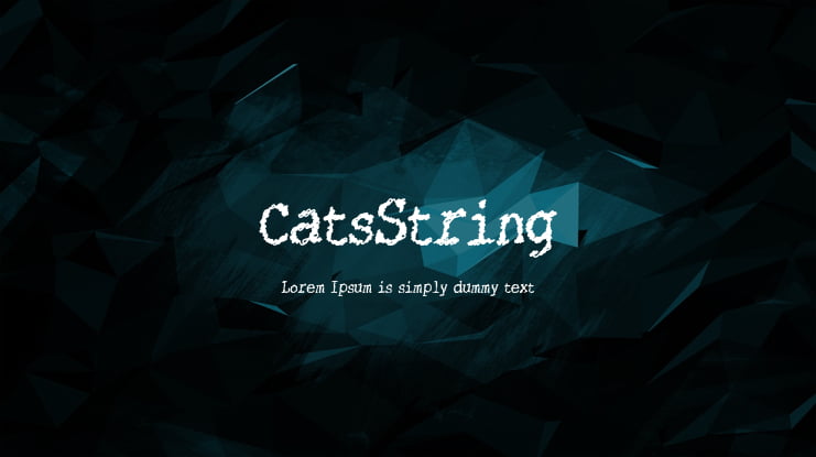 CatsString Font