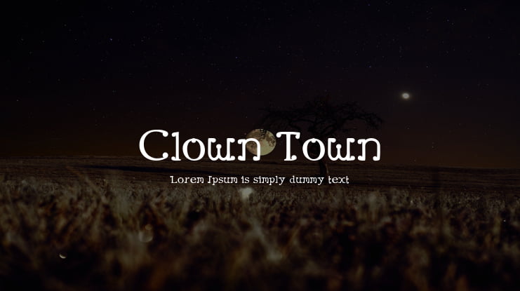 Clown Town Font