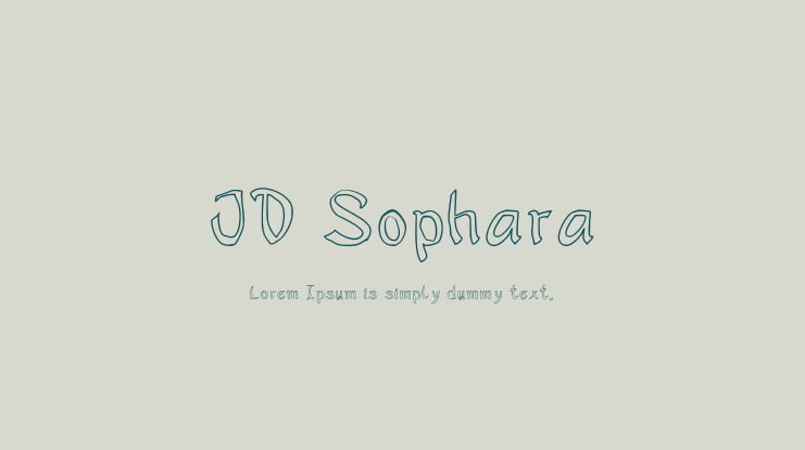 JD Sophara Font