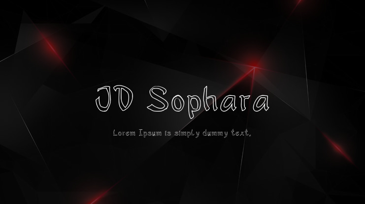 JD Sophara Font