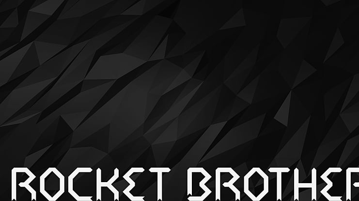ROCKET BROTHER Font Family