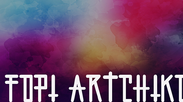fopi artchiko Font