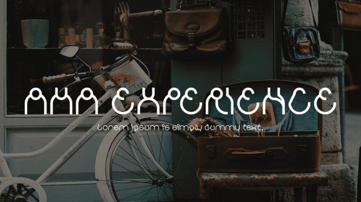 AHA EXPERIENCE Font