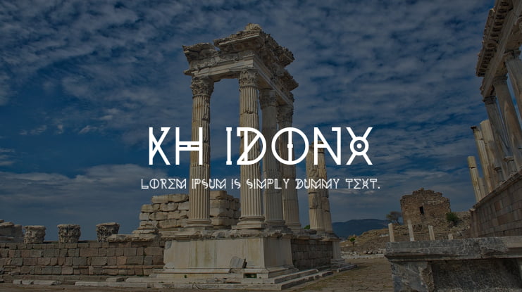 KH Idonx Font