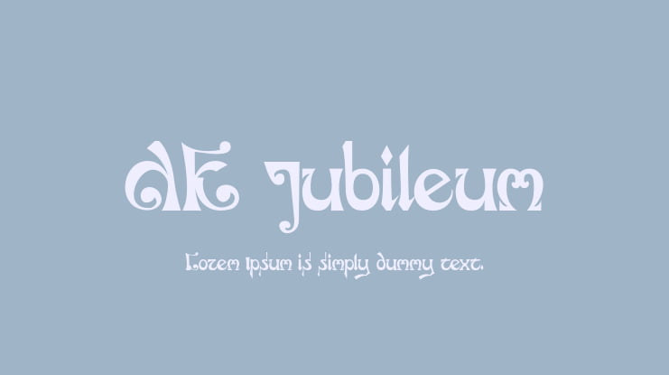 DK Jubileum Font
