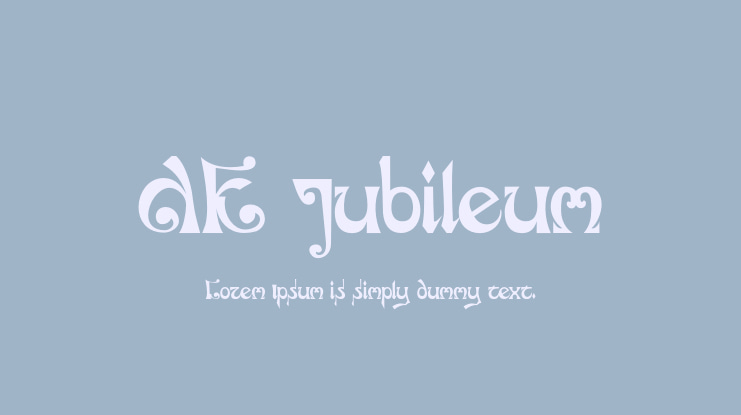 DK Jubileum Font